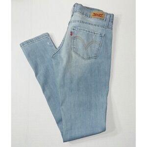 Levi's 524 Too Superlow Jeans Women's 26 Blue Skinny Low Rise Vintage Y2K